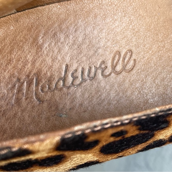 Madewell Shoes The Frances Loafer in Leopard Calf Hair 8.5 Hair On Hide EUC - Picture 6 of 10